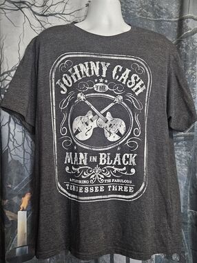 Johnny Cash Man in Black Graphic Tee